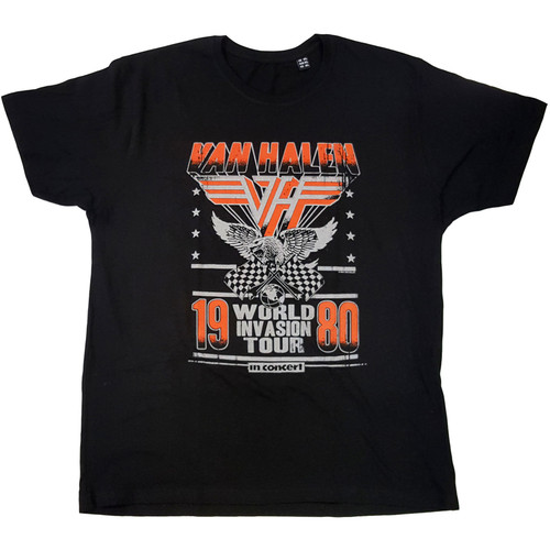 Van Halen Unisex T-Shirt Invasion Tour '80