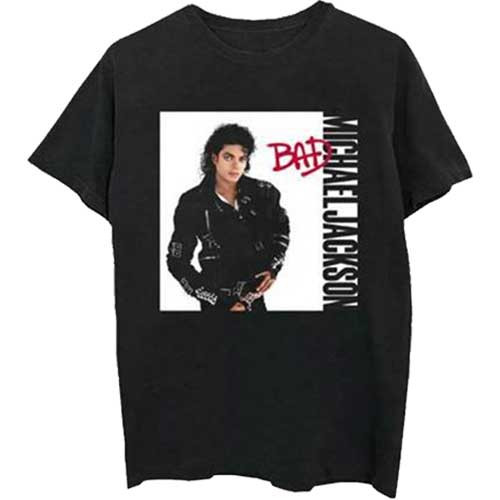 Michael Jackson Unisex T-Shirt Bad Black