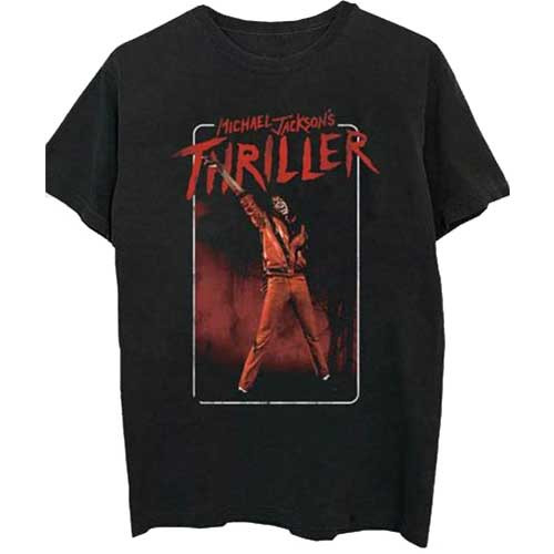 Michael Jackson Unisex T-Shirt Thriller White Red Suit