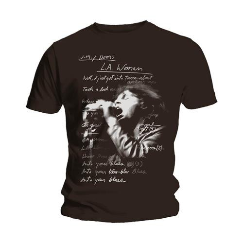 The Doors Unisex T-Shirt LA Woman Lyrics