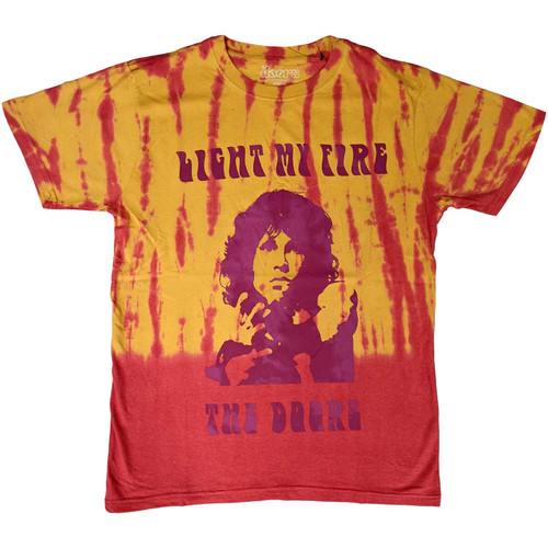 The Doors Unisex T-Shirt Light My Fire (Wash Collection)