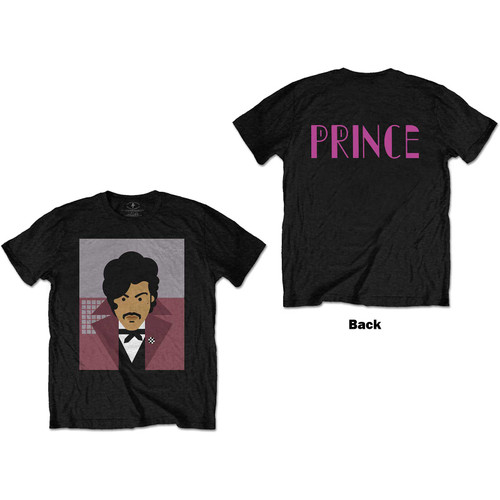 Prince Unisex T-Shirt Many Faces (Back Print)