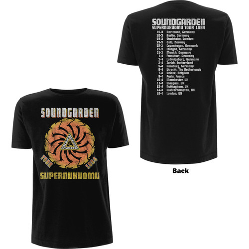 Soundgarden Unisex T-Shirt Superunknown Tour '94 (Back Print)