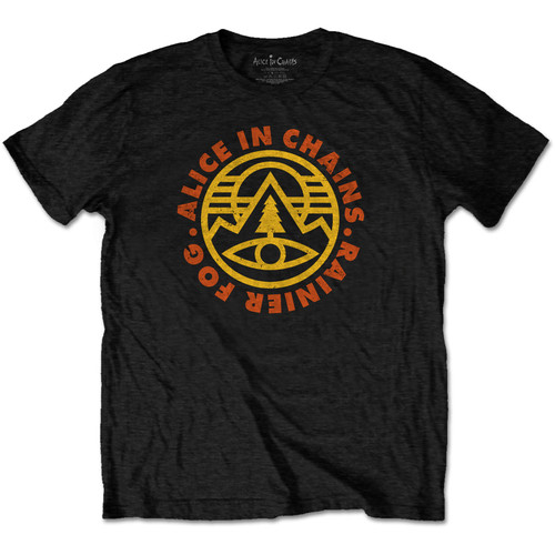 Alice in Chains Unisex T-Shirt Pine Emblem