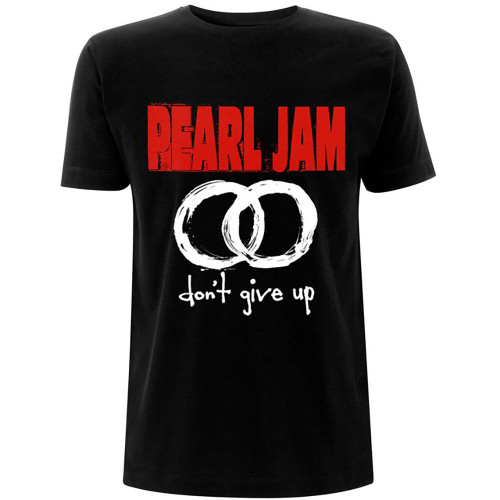 Pearl Jam Unisex T-Shirt Don't Give Up Black