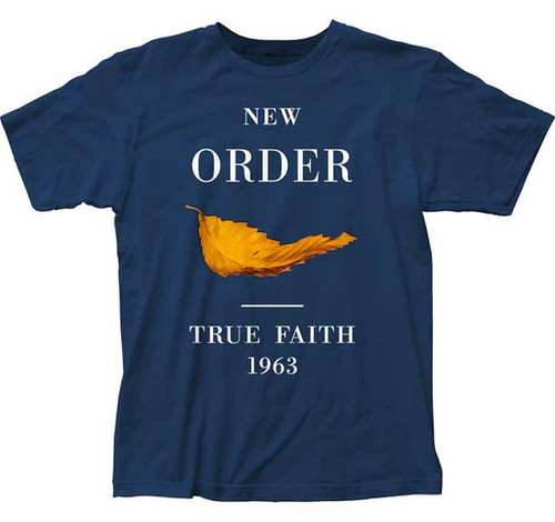 New Order True Faith Fitted Men's T-Shirt