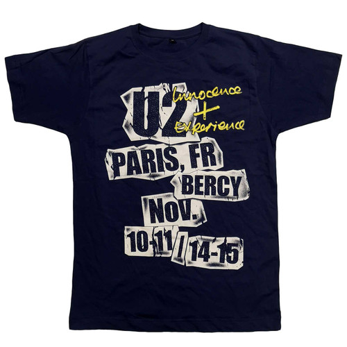 U2 Unisex T-Shirt I+E Paris Event 2018