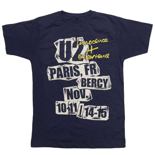 U2 Unisex T-Shirt I+E Paris Event 2015