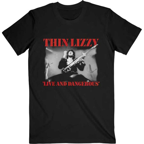 Thin Lizzy Unisex T-Shirt Live & Dangerous