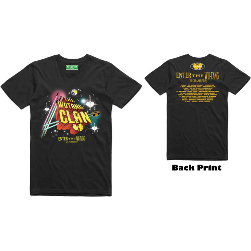 Wu-Tang Clan Unisex T-Shirt Gods of Rap Tour 2019 (Back Print/Ex Tour)