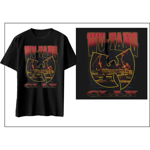 Wu-Tang Clan Unisex T-Shirt Lightning Infill W