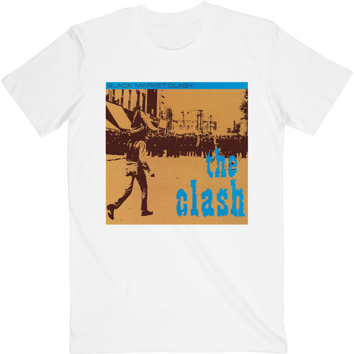 The Clash Unisex T-Shirt Black Market White
