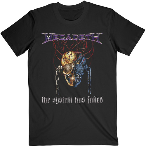 Megadeth Unisex T-Shirt Systems Fail