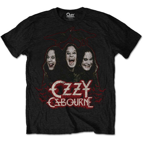 Ozzy Osbourne Unisex T-Shirt Crows & Bars