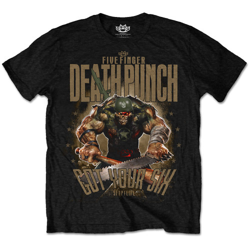 Five Finger Death Punch Unisex T-Shirt Sgt Major