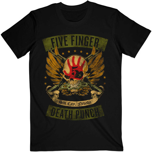 Five Finger Death Punch Unisex T-Shirt Locked & Loaded