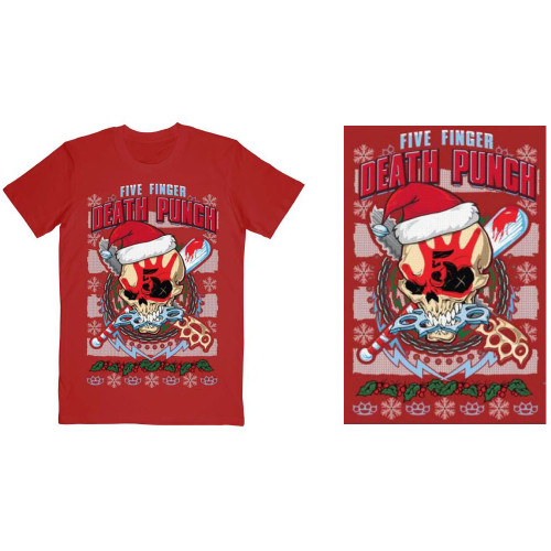 Five Finger Death Punch Unisex T-Shirt Zombie Kill Xmas