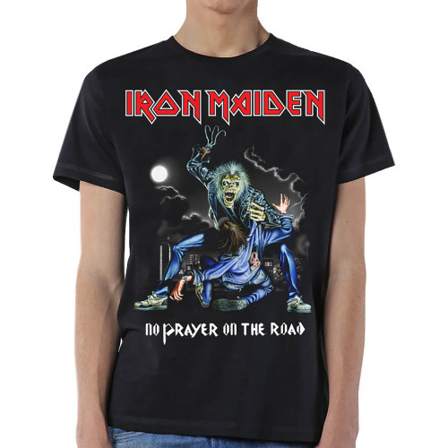 Iron Maiden Unisex T-Shirt No Prayer On The Road