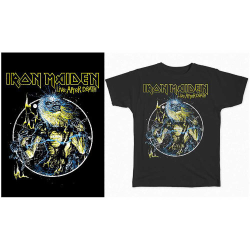 Iron Maiden Unisex T-Shirt Live After Death