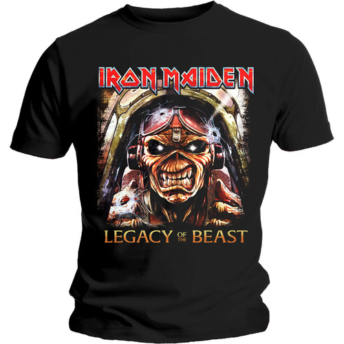 Iron Maiden Unisex T-Shirt Legacy Aces