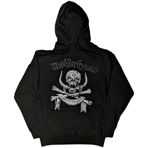Motorhead Unisex Pullover Hoodie Sweatshirt March or Die