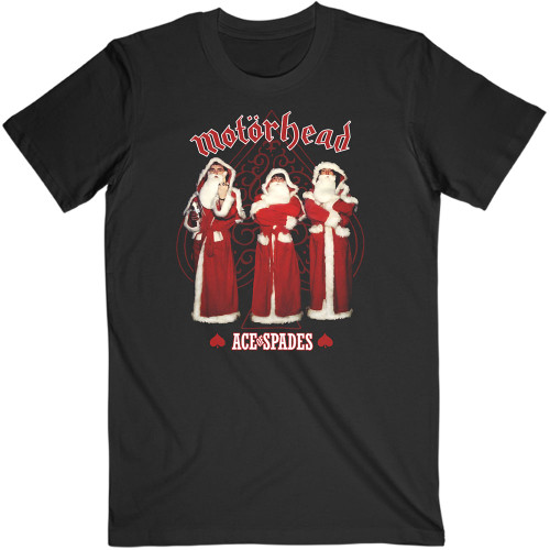 Motorhead Unisex T-Shirt Ace Of Spades Christmas