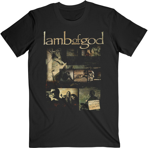 Lamb Of God Unisex T-Shirt Album Collage