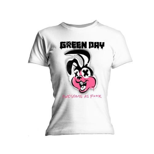 Green Day Women's T-Shirt Road Kill (Skinny Fit)