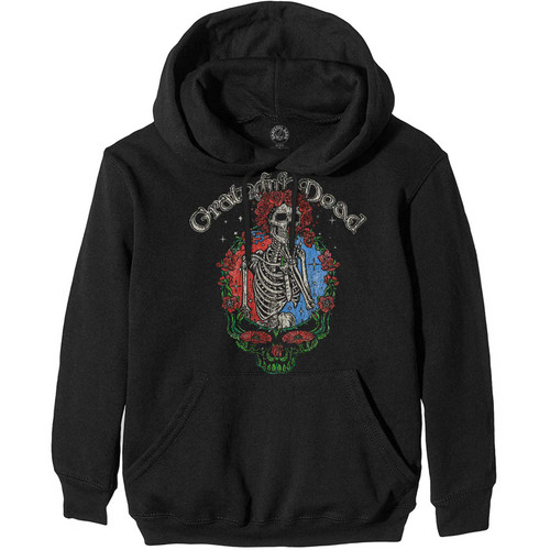 Grateful Dead Unisex Pullover Hoodie Sweatshirt Floral Stealie