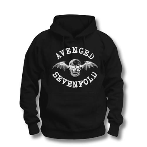 Avenged Sevenfold Unisex Pullover Hoodie Sweatshirt Logo Black