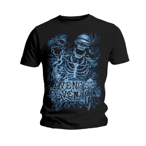 Avenged Sevenfold Unisex T-Shirt Chained Skeleton