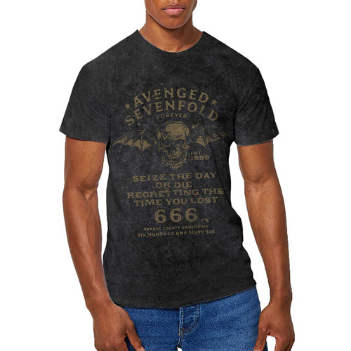 Avenged Sevenfold Unisex T-Shirt Seize The Day (Wash Collection)