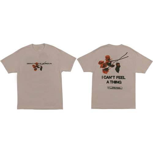 Bring Me The Horizon Unisex T-Shirt Flowers (Back Print)