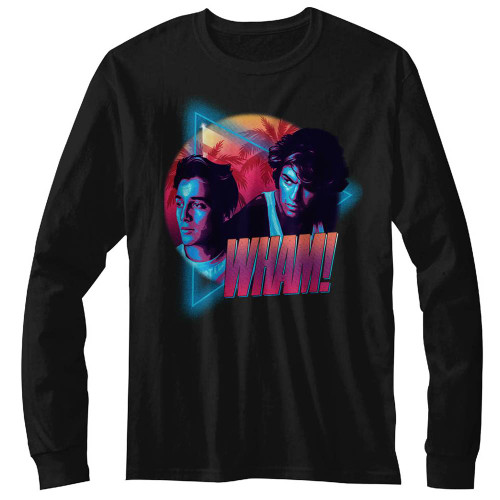 Wham Mi Wham I Vice Black Adult Long Sleeve T-Shirt