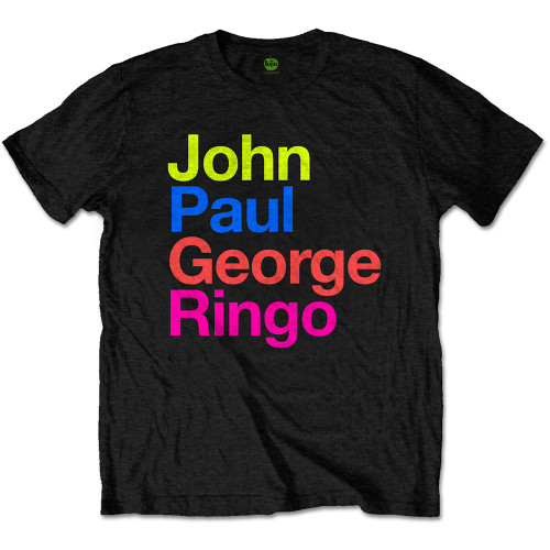 The Beatles Unisex T-Shirt JPG&R Pepper Suit Colours