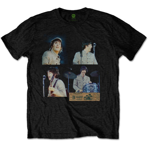The Beatles Unisex T-Shirt Shea Stadium Shots