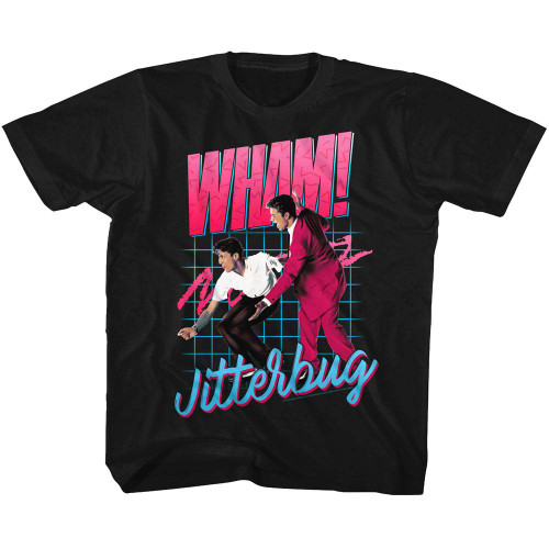 Wham Jitterbug Black Youth T-Shirt