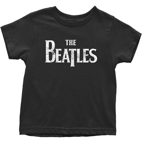 The Beatles Kids Toddler T-Shirt Drop T Logo Black