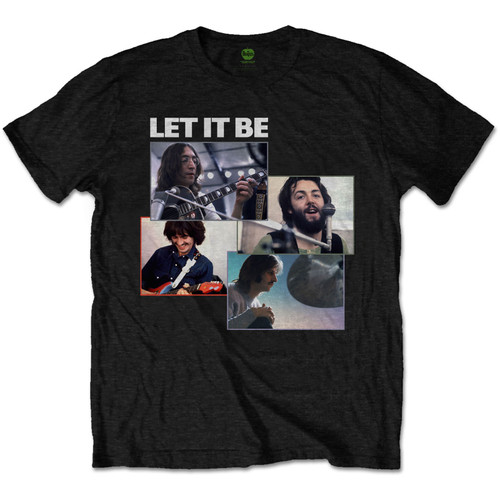 The Beatles Unisex T-Shirt Let It Be Recording Shots