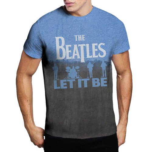 The Beatles Unisex T-Shirt Let It Be Split (Wash Collection)