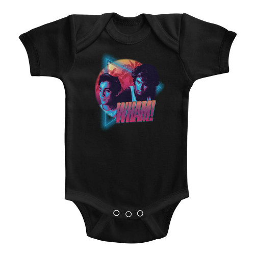 Wham Mi Wham I Vice Black Infant Baby Onesie T-Shirt