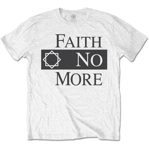 Faith No More Unisex T-Shirt Classic Logo V.2. White