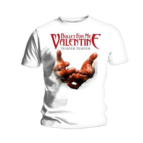 Bullet For My Valentine Unisex T-Shirt Temper Temper Blood Hands