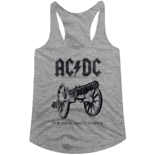 AC/DC About To Rock Again Junior Women's Racerback Tank Top T-Shirt