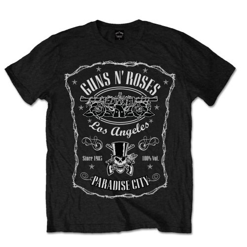 Guns N Roses Unisex T-Shirt Paradise City Label