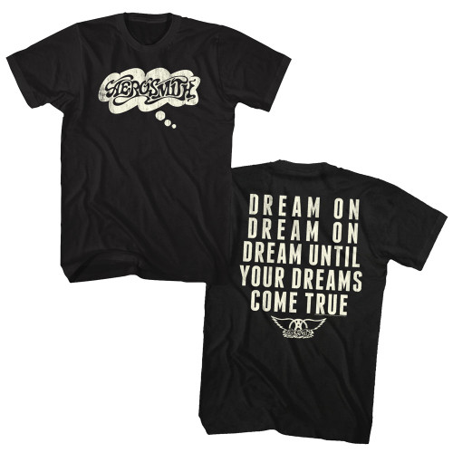 Aerosmith Dream On Black Adult T-Shirt