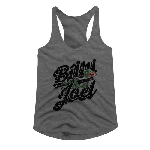Billy Joel Only The Good Die Young Heather Junior Women's Racerback Tank Top T-Shirt