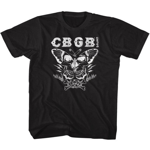 CBGB Butterfly Collage Black Children's T-Shirt