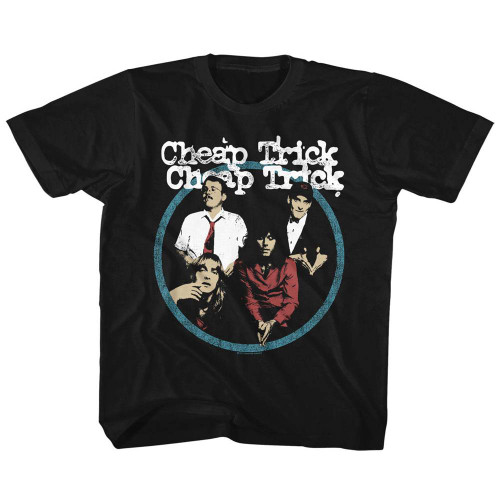 Cheap Trick Band Black Children's T-Shirt