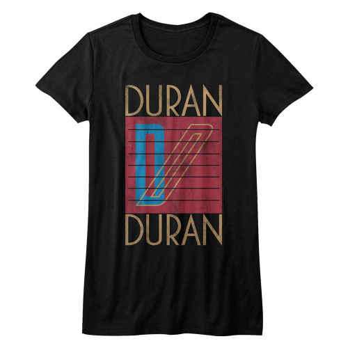 Duran Duran Logo Black Junior Women's T-Shirt